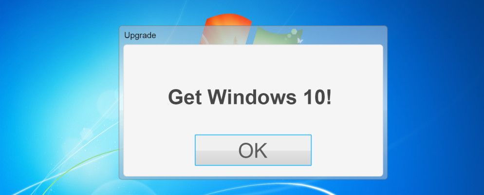 获取Windows 10:它不是病毒!