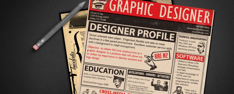10个创意简历创意,可帮助您完成下一个设计工作