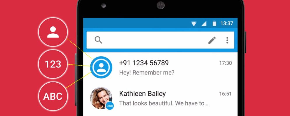 使用Android版Truemessenger识别未知号码并阻止垃圾短信
