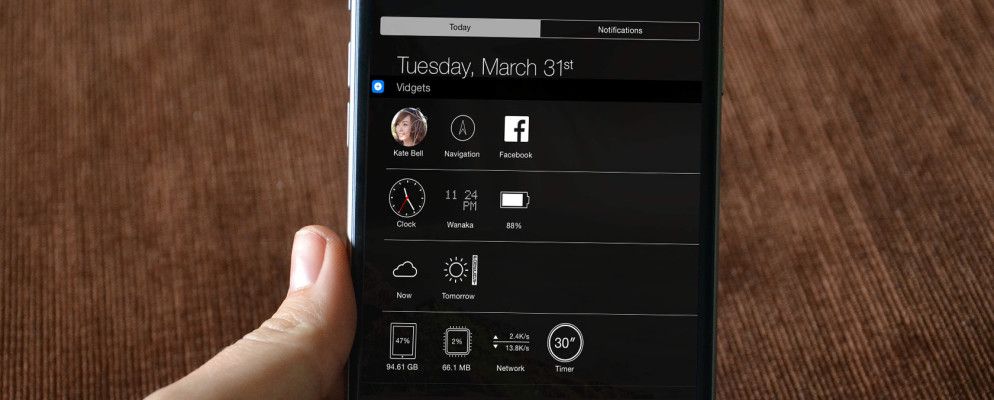 通过巧妙的小部件将iPhone通知更好地使用