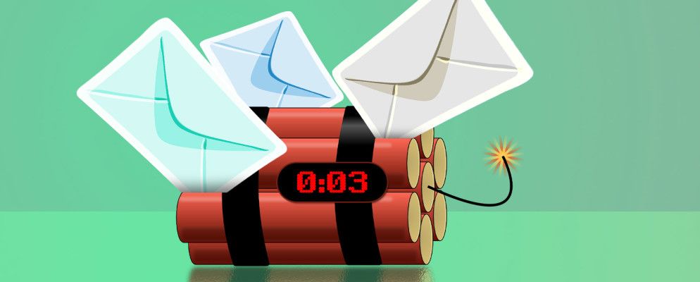 如何将您的电子邮件和帖子置于自毁模式