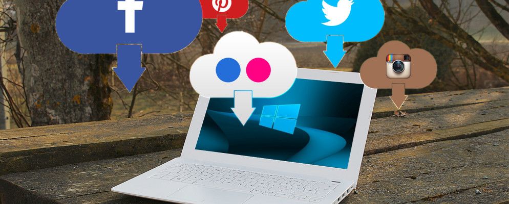 将您的在线和社交媒体帐户备份到Windows