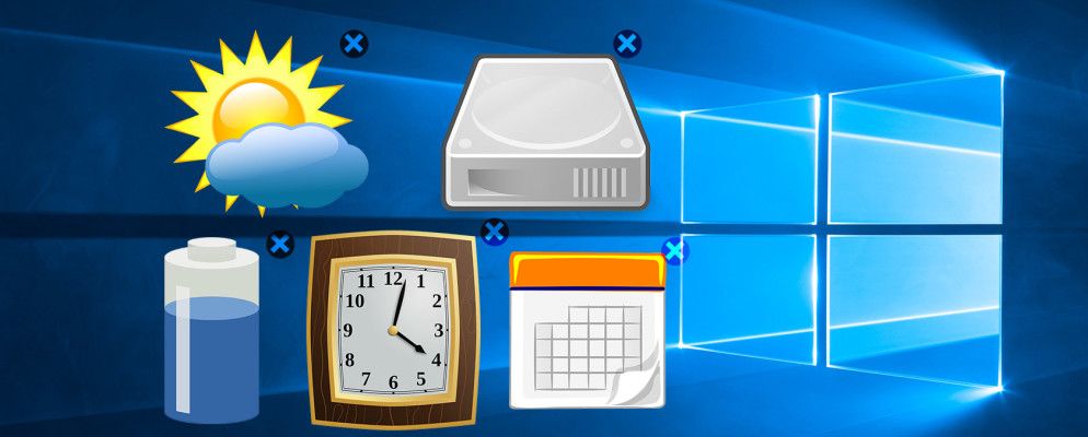 如何为您的桌面获取Windows 10小工具