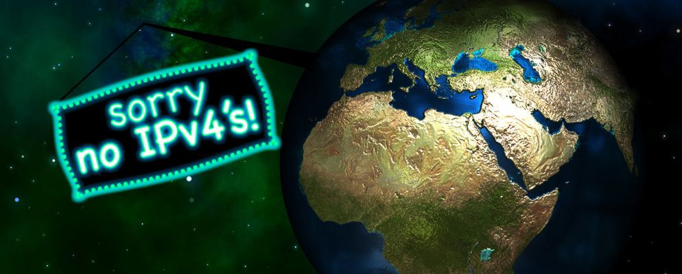 IPv4地址用完了:这对您的影响