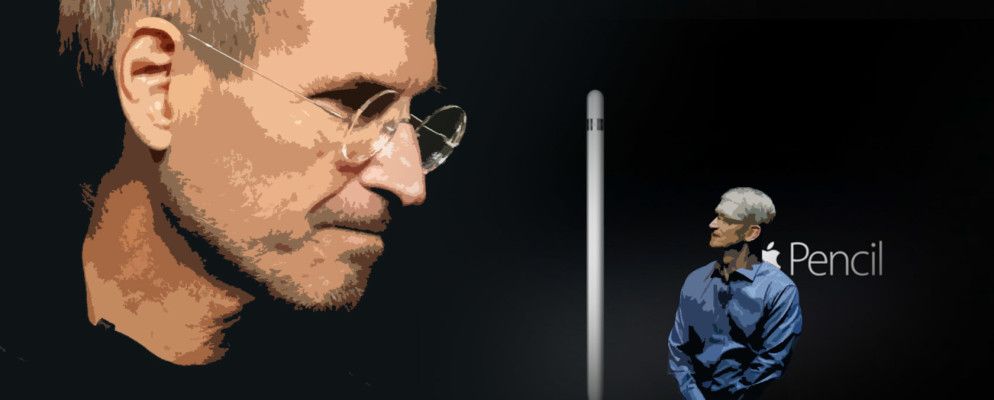 蒂姆·库克（Tim Cook）用iPad Pro和铅笔与史蒂夫·乔布斯矛盾吗？