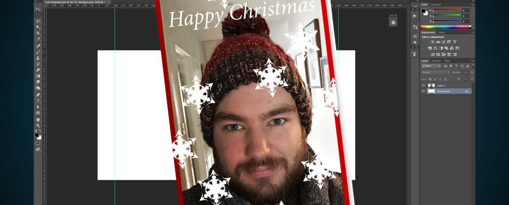 如何在Photoshop中制作自己的圣诞贺卡