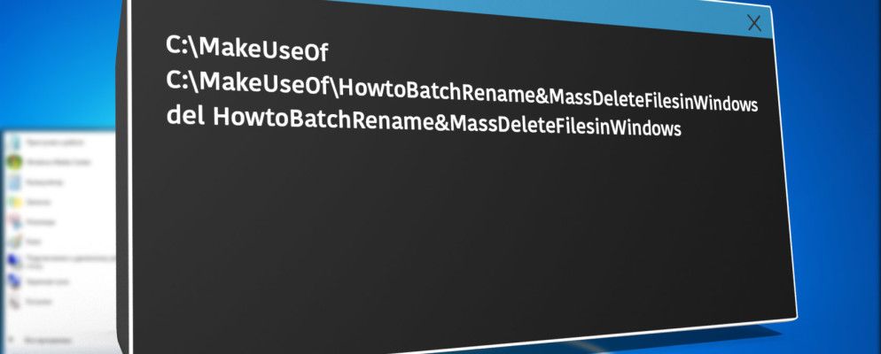 如何在Windows中批量重命名和批量删除文件