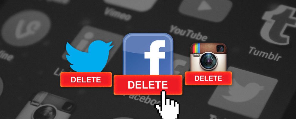 为什么删除社交媒体帐户如此困难?