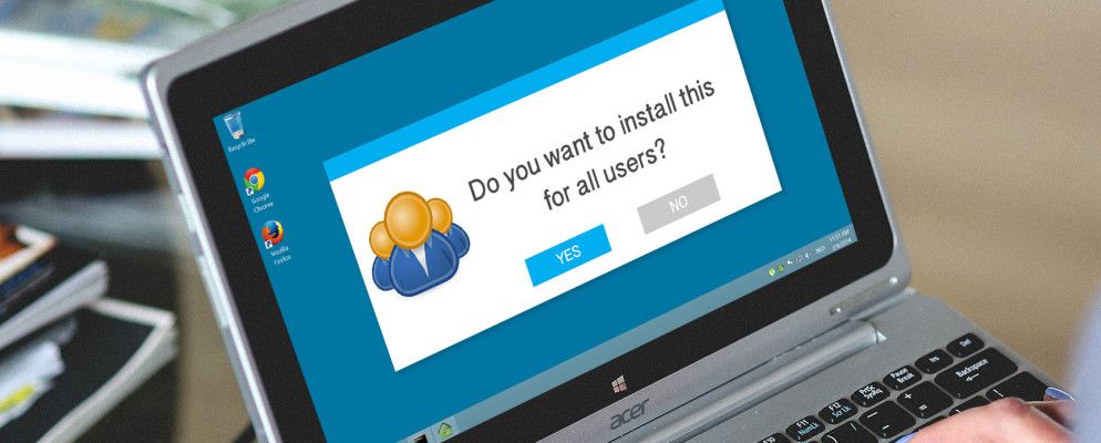 使软件可用于任何Windows帐户的聪明方法