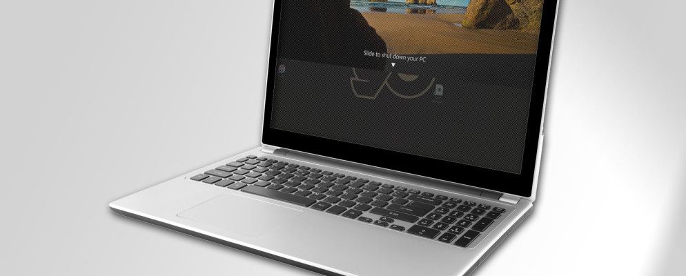 如何使用幻灯片关闭Windows 10设备