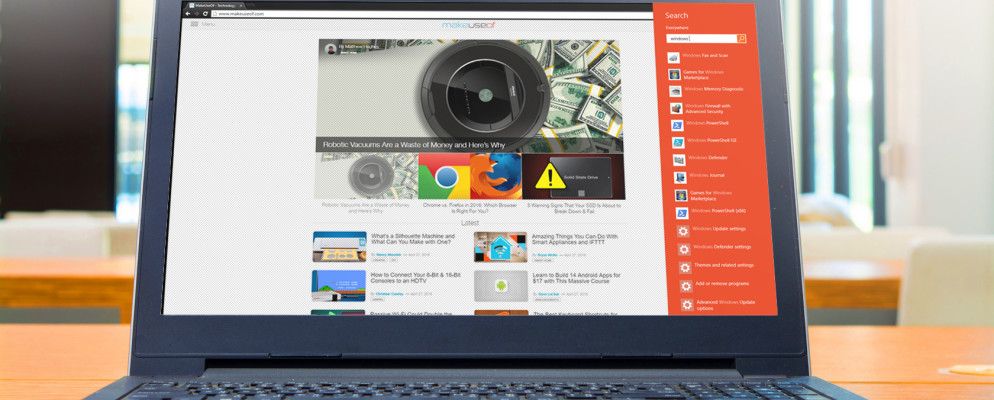 如何在Windows 10中解锁Windows 8搜索