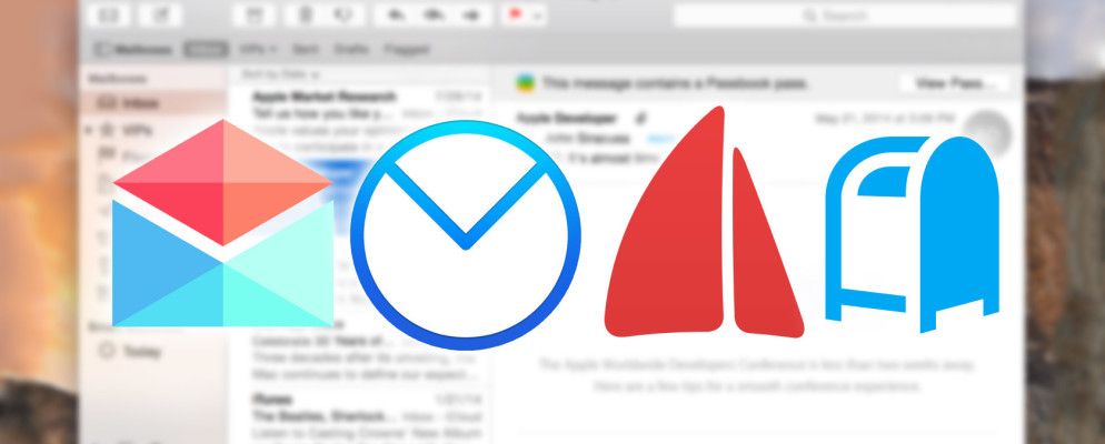 选择第三方Mac Mail应用程序可获得所有这些好处