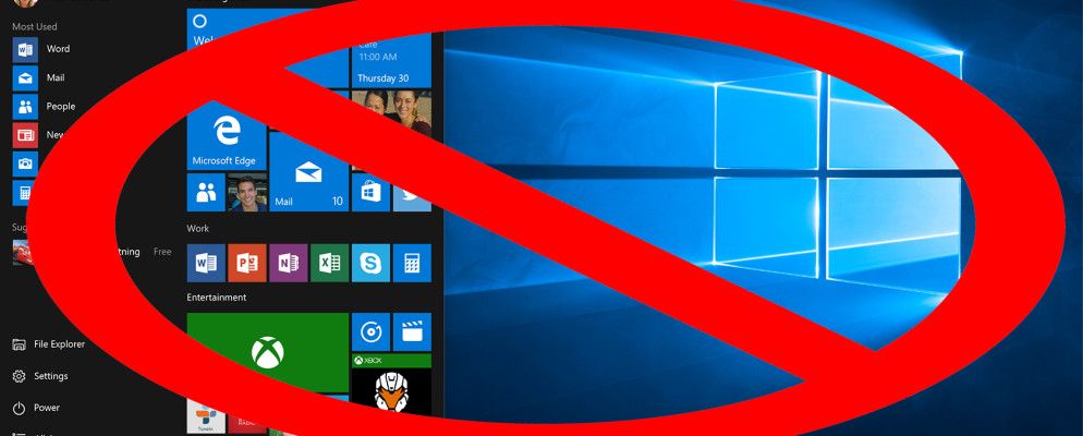 如何在PC上对Windows 10说“不”