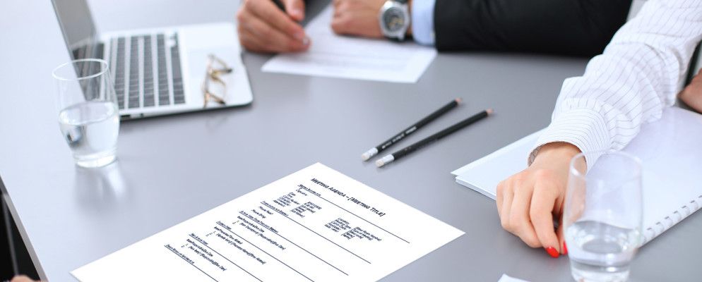 Microsoft Word的15个免费会议议程模板