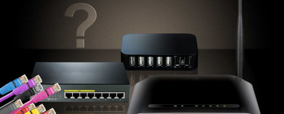 路由器,集线器和交换机之间有什么区别?