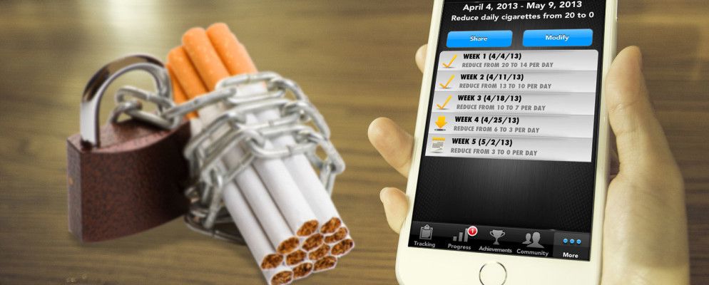 10多种iPhone应用程序可以戒烟，兑现承诺并达到目标