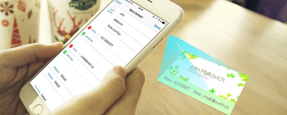 使用ZipCard扫描和管理手机上的名片