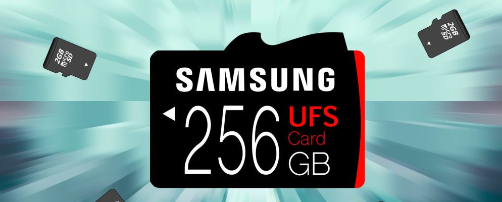 三星的UFS存储卡比MicroSD快5倍