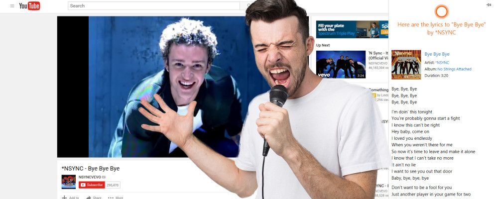 如何在Edge中从Cortana获取YouTube歌词