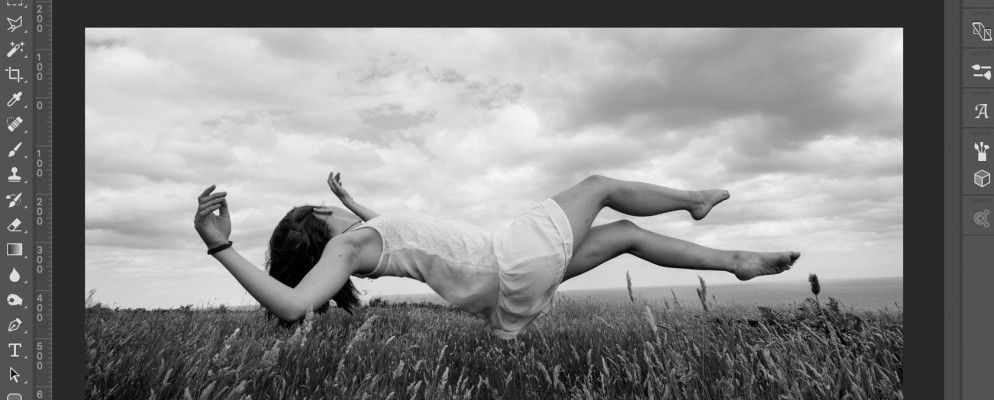 如何使用Photoshop使某人漂浮