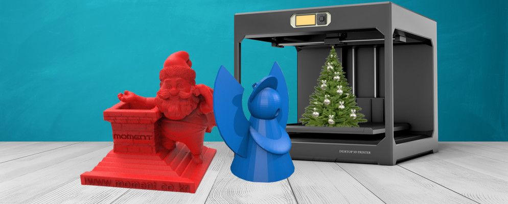 3D打印的圣诞装饰品,完美的令人讨厌的假期