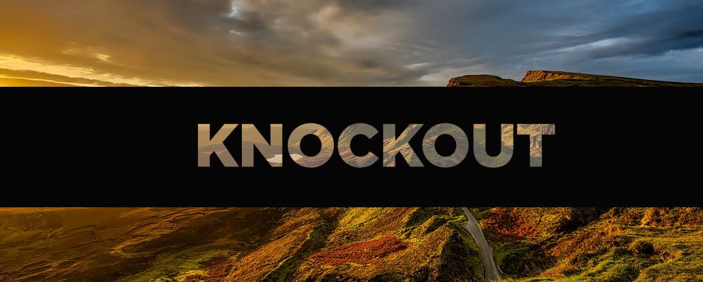 如何在Photoshop和Illustrator中创建敲除效果