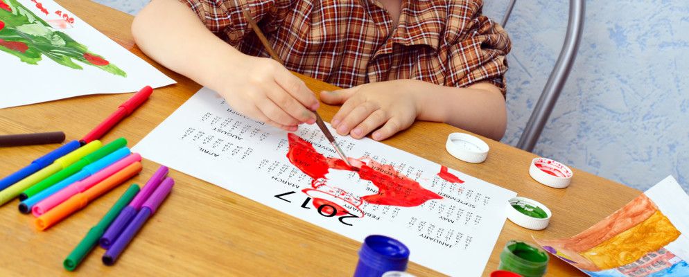 制作新年的可打印日历