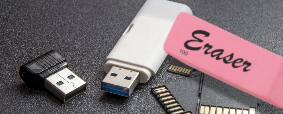 如何从闪存驱动器中永久删除数据