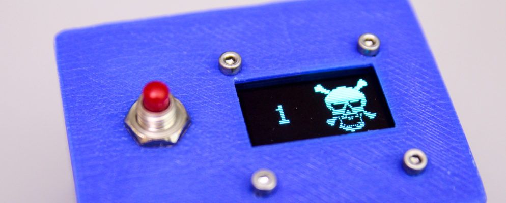 这款DIY电子D20模具卷成一卷