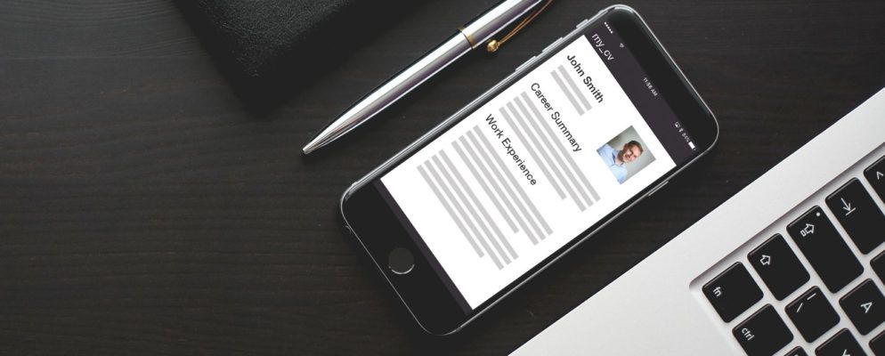4个简历格式设置技巧，使您的简历移动友好