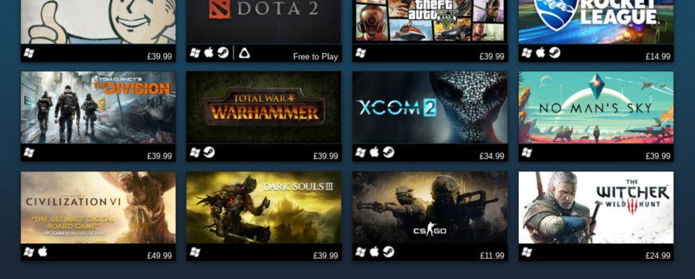 Steam荣2016 2016年最畅销游戏