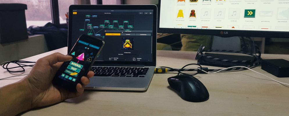 无法编写代码时如何制作iPhone游戏