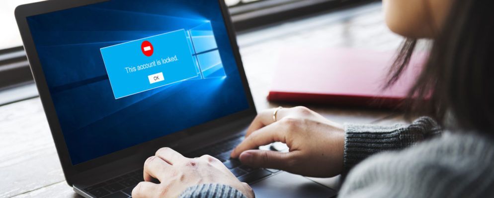 如何锁定Windows用户帐户