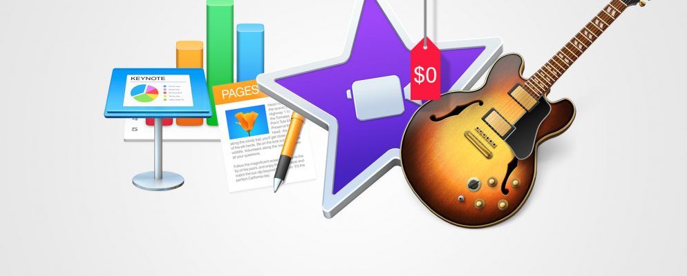 为Mac和iOS下载iMovie，GarageBand，Pages和iWork Free