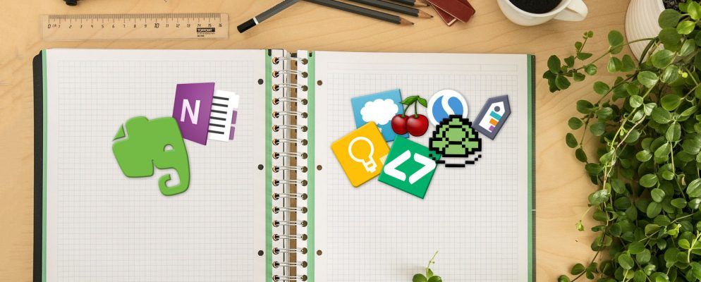 7种轻巧的OneNote和Evernote替代品