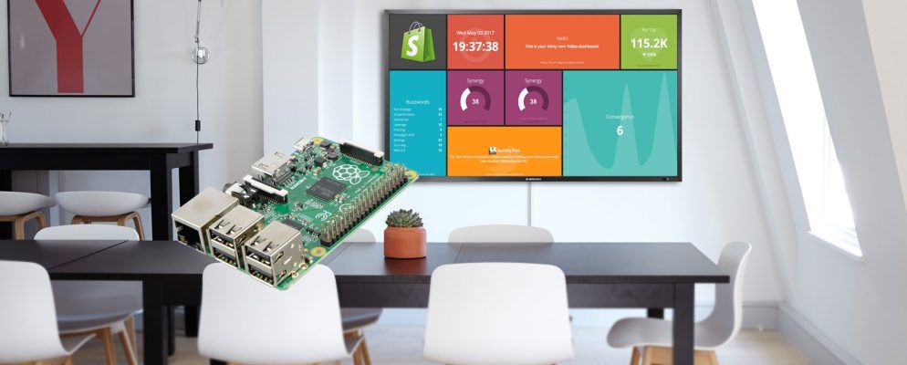 使用Dashing.io和Raspberry Pi制作壁挂式仪表板