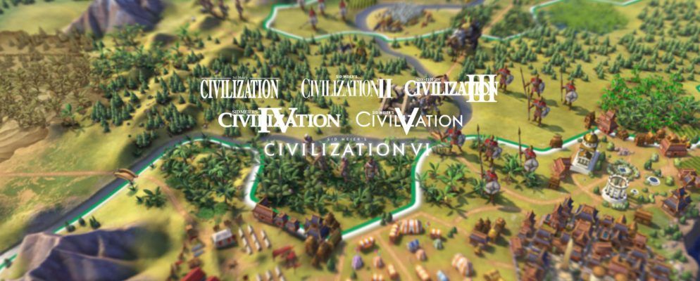 Sid Meier文明的每个版本都进行了比较