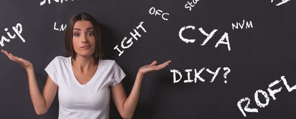 您需要了解的30多个Internet lang语单词和首字母缩写词