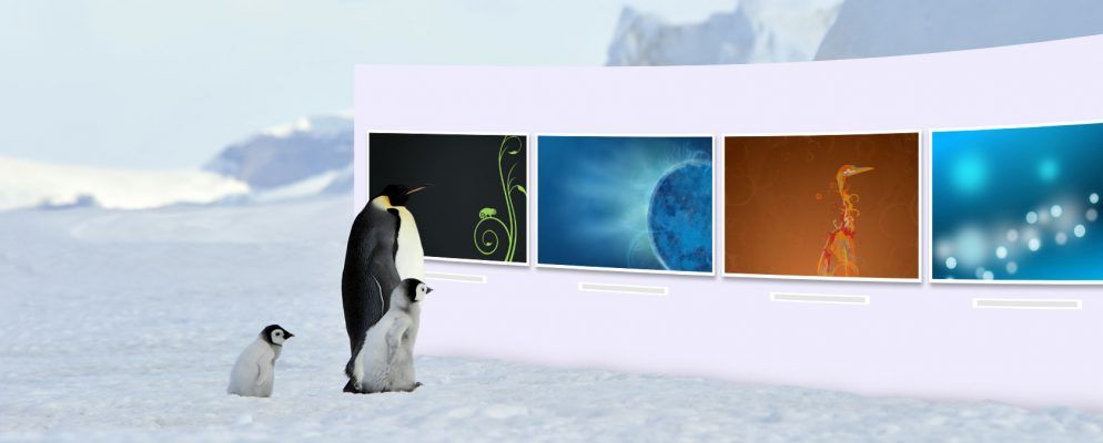 在哪里可以找到您喜欢的经典Linux墙纸