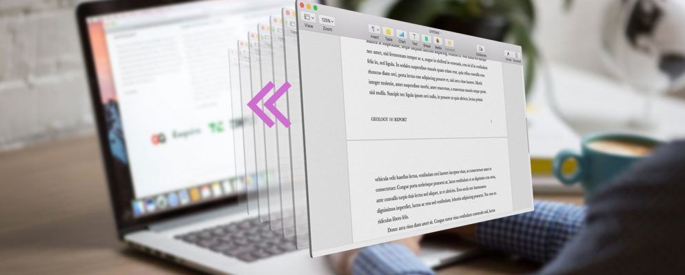 如何还原页面,Word和其他Mac文档的过去版本