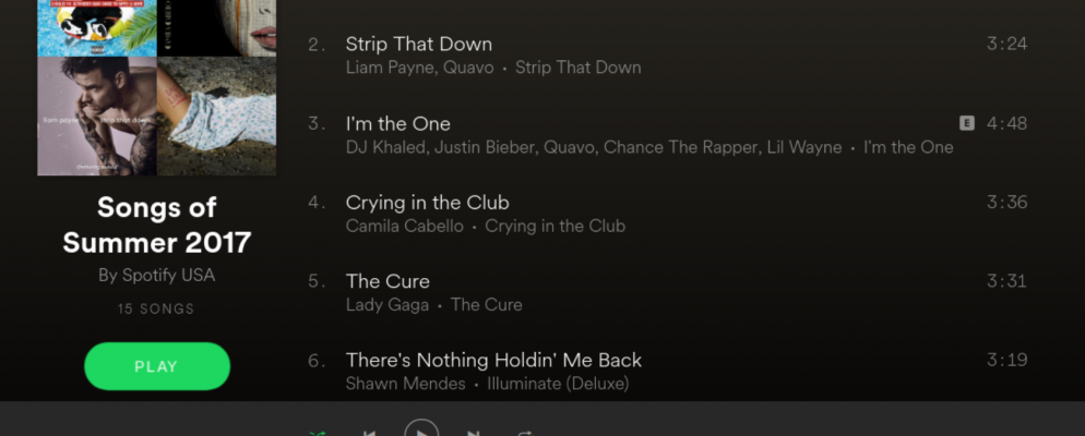 Spotify预测夏季最大的歌曲