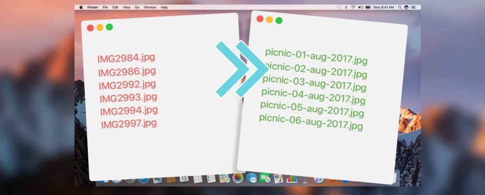 如何在Mac上批量重命名多个文件