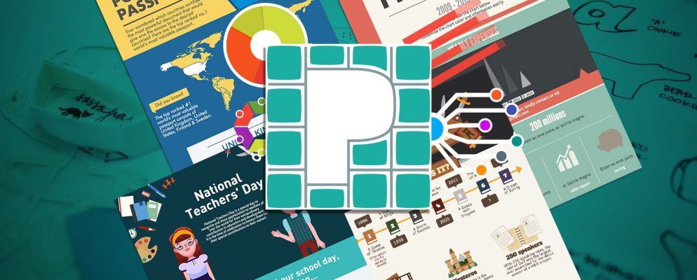 您也可以使用Piktochart模板制作酷信息图表