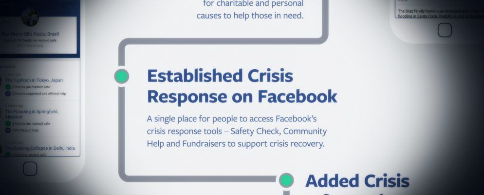 Facebook启动新的危机应对中心,以简化重大灾难期间的帮助工作
