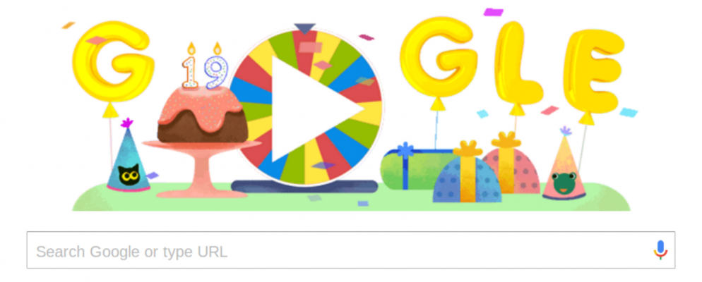 Google Birthday Surprise Spinner可让您玩旧游戏