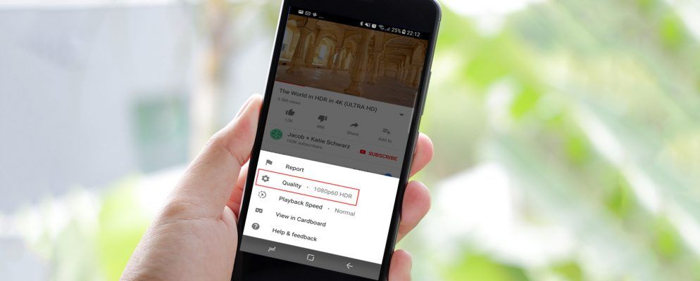 Google开始为Android Mobile App推出主要的YouTube HDR