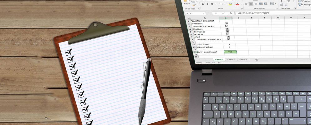 如何在Excel中创建清单