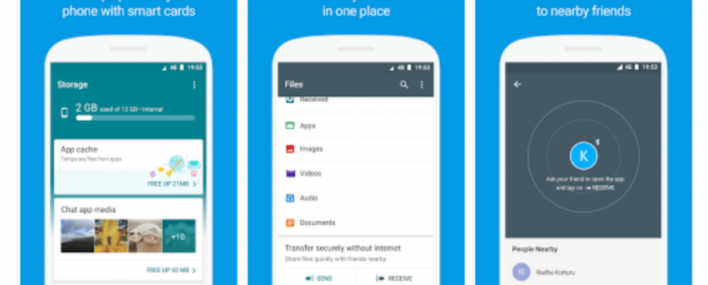 您现在可以尝试使用Google的New Files Go App