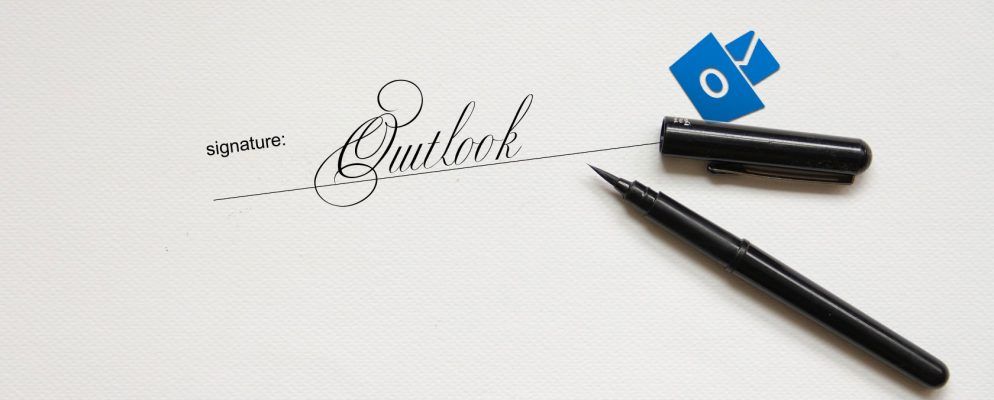 如何在Outlook中管理电子邮件签名