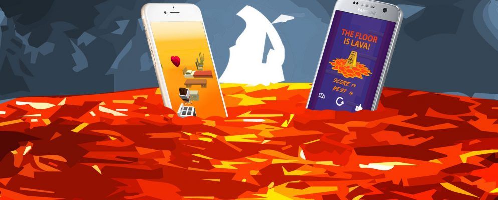 最好的地板是熔岩手机游戏为Android和iOS